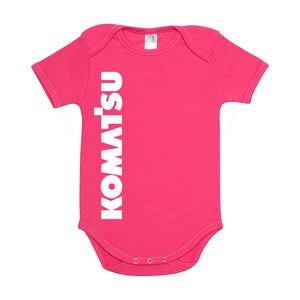 Komatsu Baby Hot Pink Onesie 6-12M