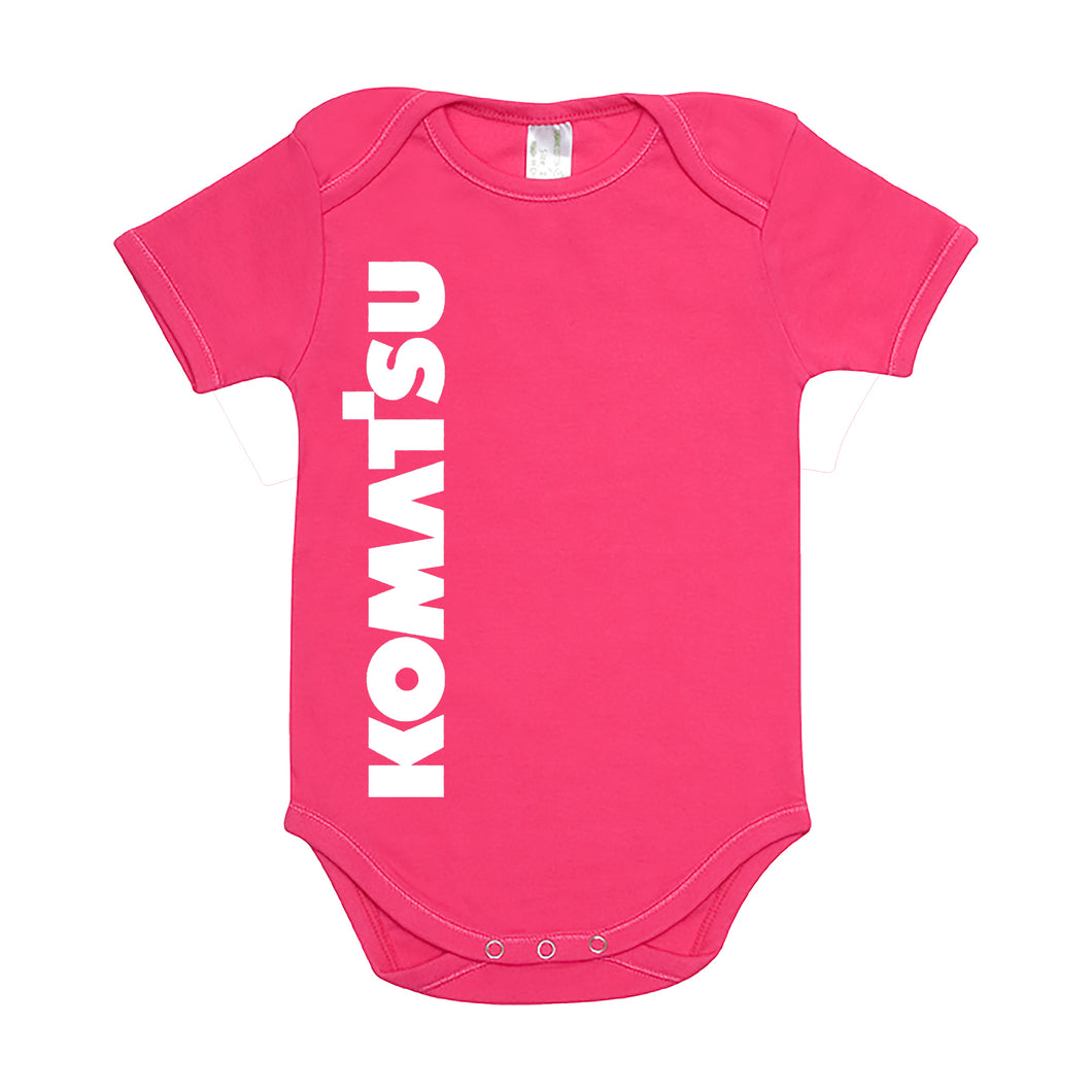 Komatsu Baby Hot Pink Onesie 6-12M