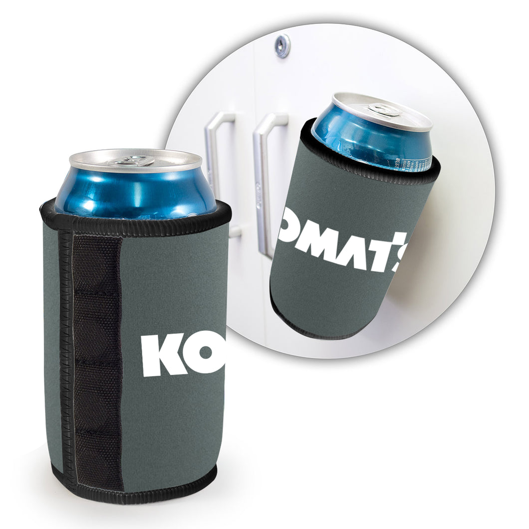 Komatsu Grey Magnetic Stubby Cooler