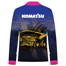 Load image into Gallery viewer, Komatsu Womens Sun Polo Shirts
