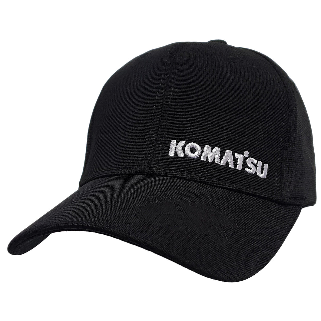 KOMATSU BLACK OTTOMAN CAP