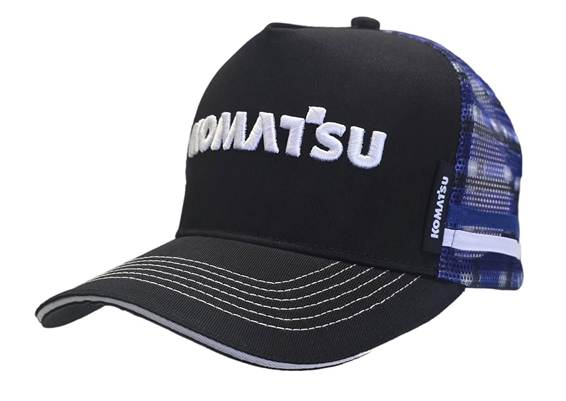 KOMATSU COUNTRY TRUCKER CAP - BLACK