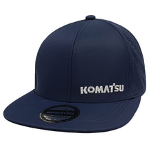 Load image into Gallery viewer, KOMATSU NAVY FLAT PEAK CAP
