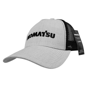 KOMATSU GREY TRUCKER CAP